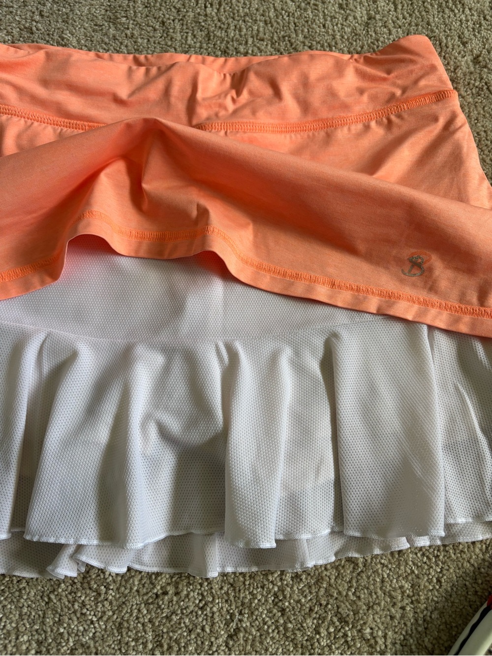 Pink Ruffle Hem Mini Skirt - Picture 5 of 6